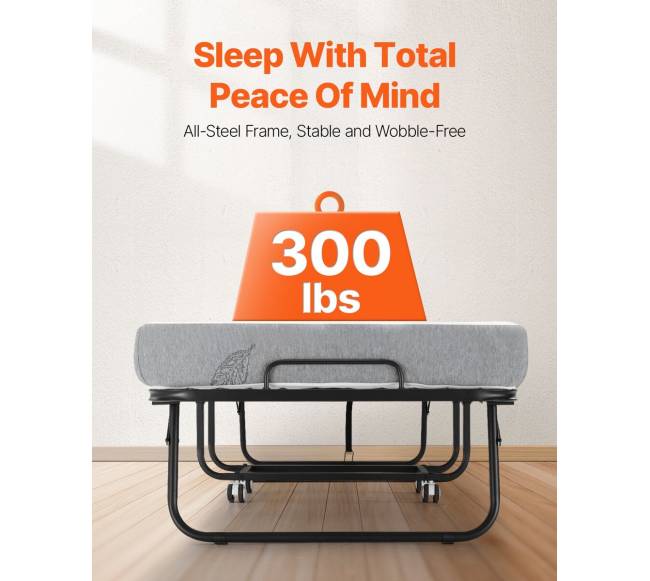 Sulankstomoji lova su 12,7 cm čiužiniu suaugusiems2