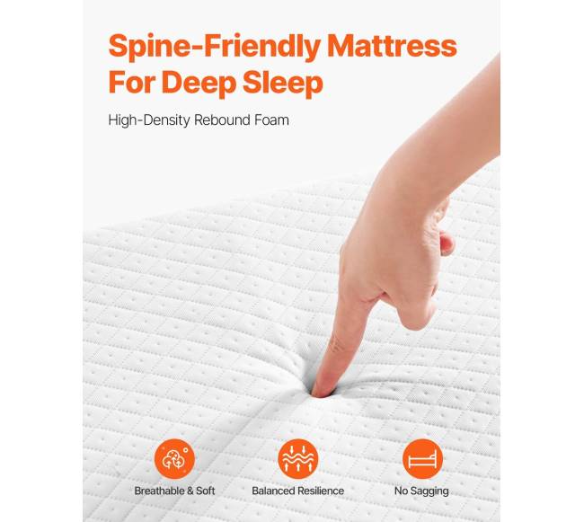 Sulankstomoji lova su 12,7 cm čiužiniu suaugusiems3