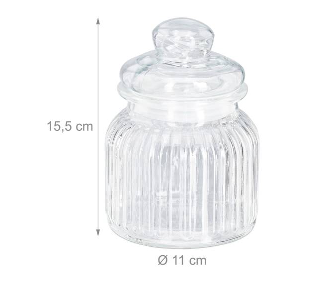 Stikliniai indeliai, 700 ml3