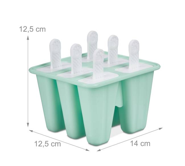 6 silikoninės ledų formelės3