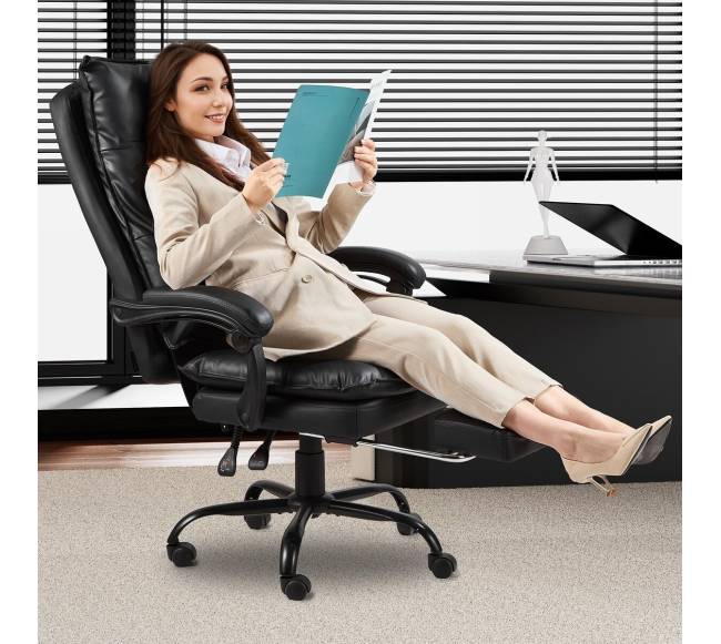 Biuro kėdė su pakoju ir juosmens pagalve7