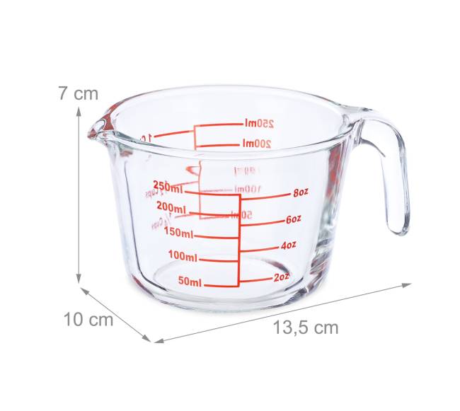 250 ml stiklinis matavimo ąsotėlis3