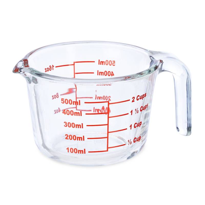500 ml stiklinis matavimo ąsotėlis0