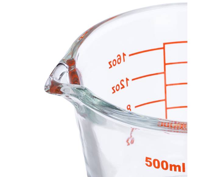 500 ml stiklinis matavimo ąsotėlis5