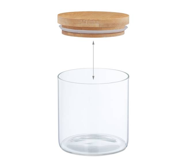 3 laikymo stiklainių su dangteliu rinkinys 500 ml5