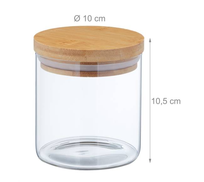 9 laikymo stiklainių su dangteliais rinkinys 500 ml3