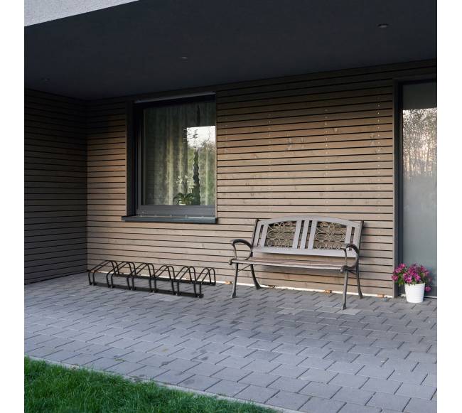Juodas dviračių stovas 6 dviračiams4