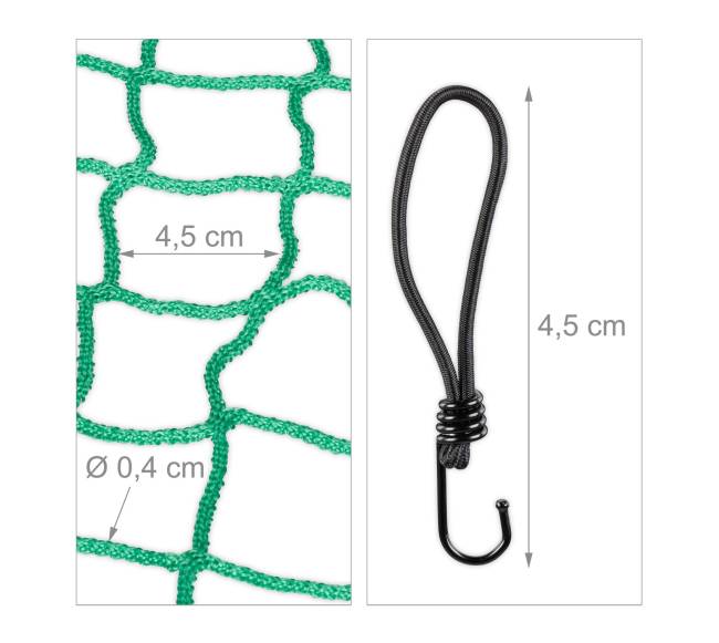 Priekabos ir bagažo tinklas 2.5 x 3.5 m4