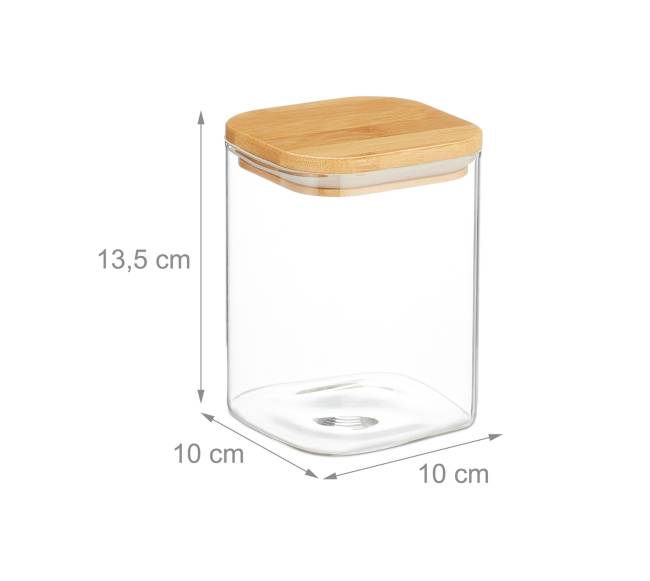 3 laikymo stiklainių su dangteliais rinkinys 900 ml3