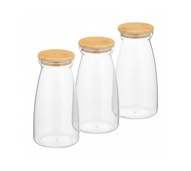 3 laikymo stiklainių su dangteliais rinkinys 1400 ml7