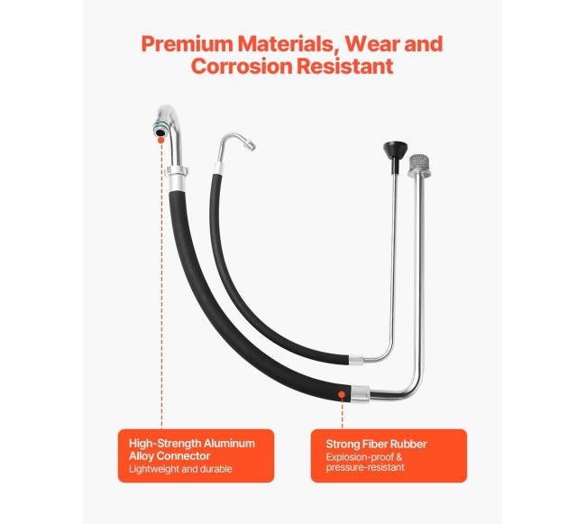 Srauto žarna ir grįžtamojo srauto linijos rinkiniai dažų purkštuvams2