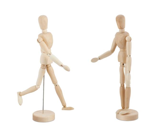 2x medinis manekenas 30cm0