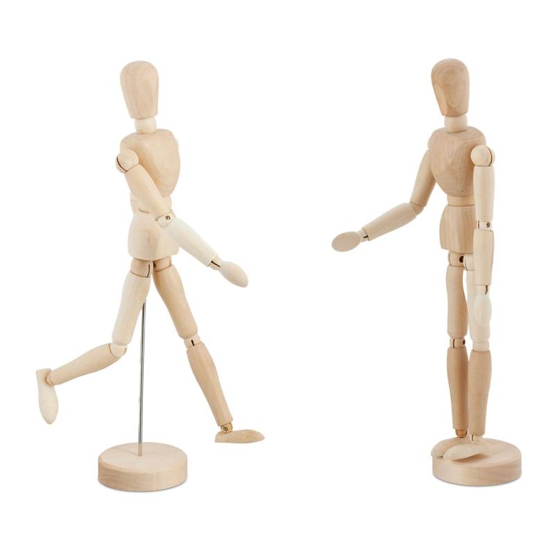 2x medinis manekenas 30cm0