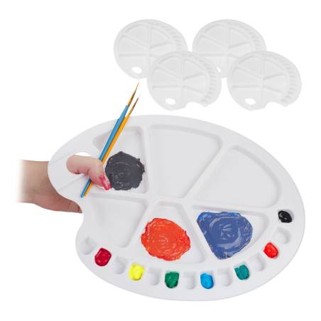 Plastikinė maišymo paletė, 5 vnt. rinkinys0