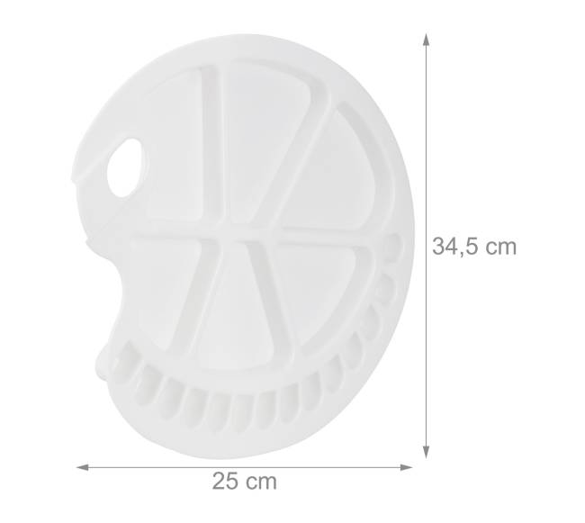 Plastikinė maišymo paletė, 5 vnt. rinkinys3