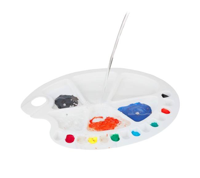 Plastikinė maišymo paletė, 5 vnt. rinkinys5