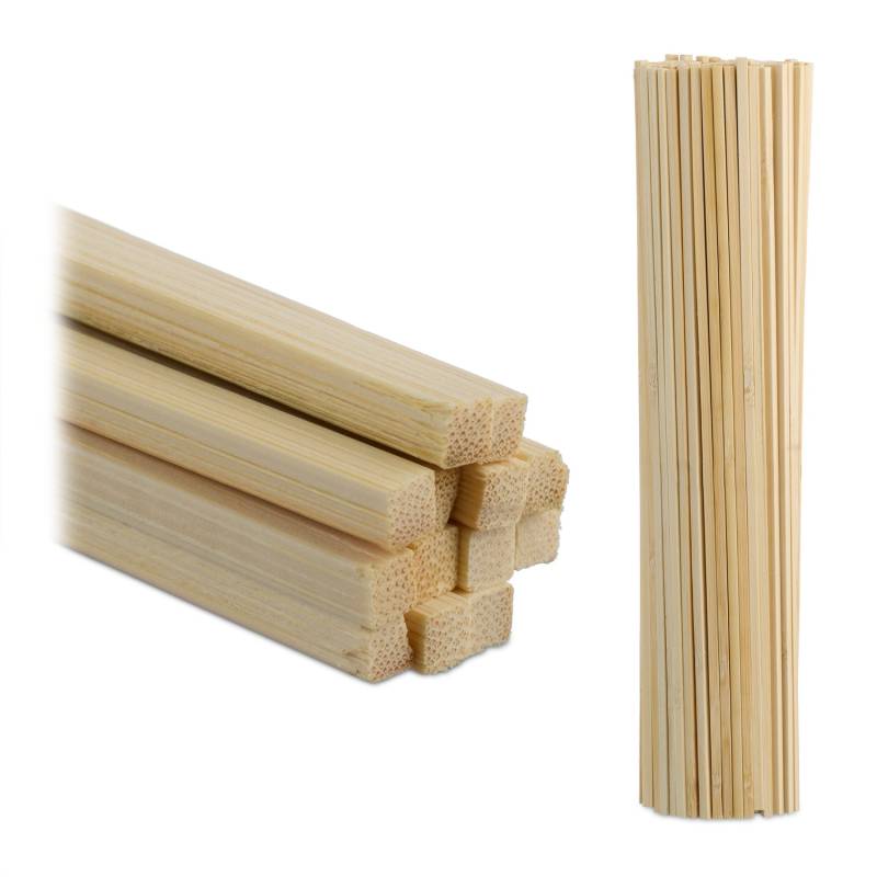 200 kvadratinių bambuko pagaliukų rinkinys 30cm0