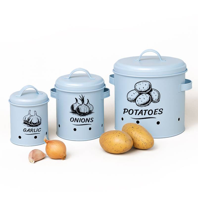 Bulvių laikymo dėžės, 3 vnt. rinkinys0
