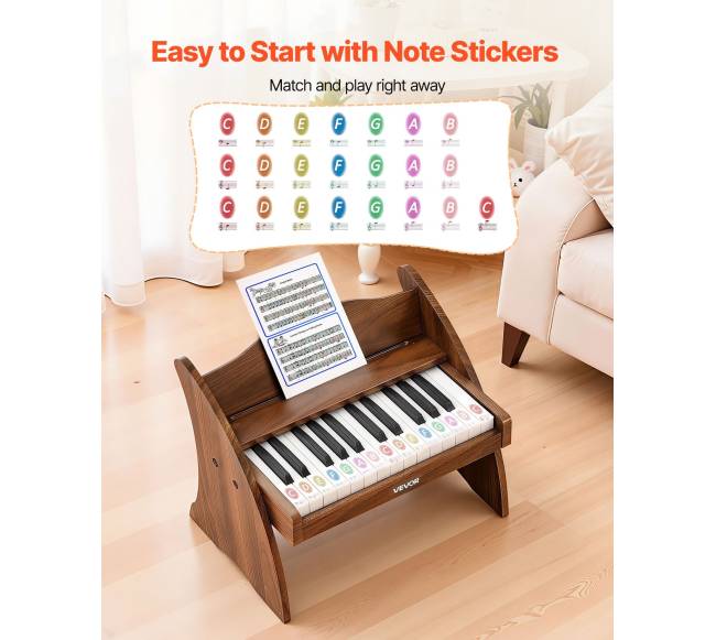 Vaikiškas pianino klavišinis, 25 klavišai5