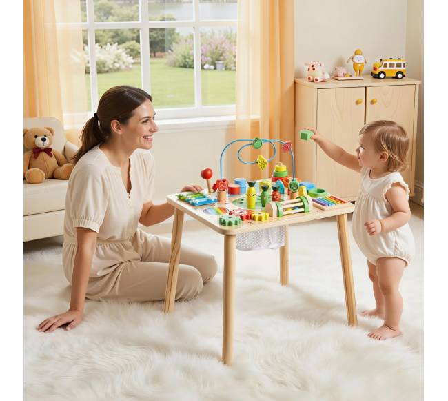 Montessori veiklų stalas vaikams 1–3 m.7