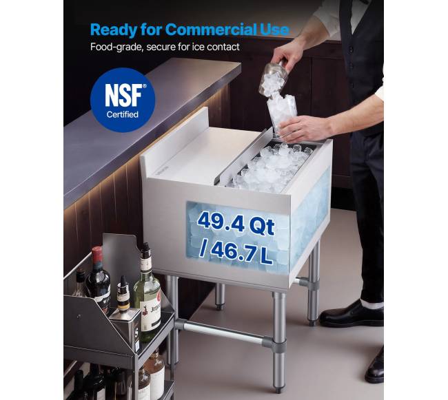 Komercinė ledo dėžė 46,7 l, nerūd. plieno1