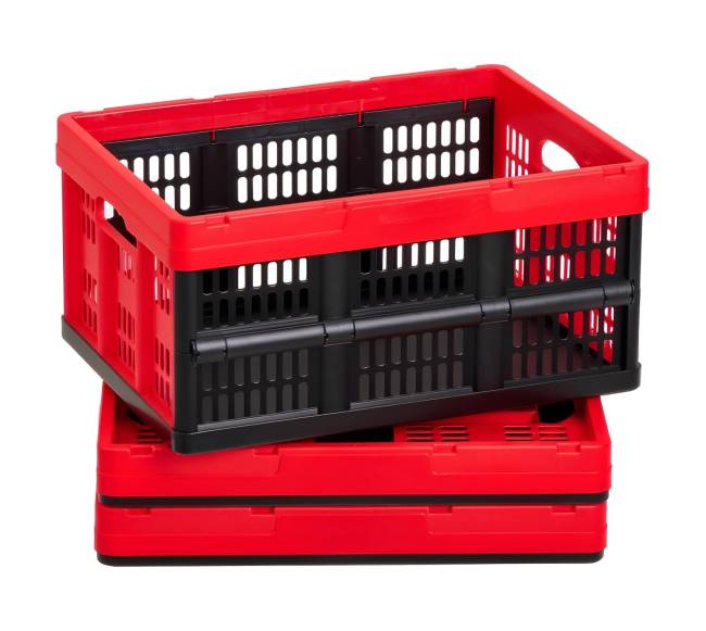 Plastikinės sulankstomos daiktadėžės 32 l, 3 vnt.0