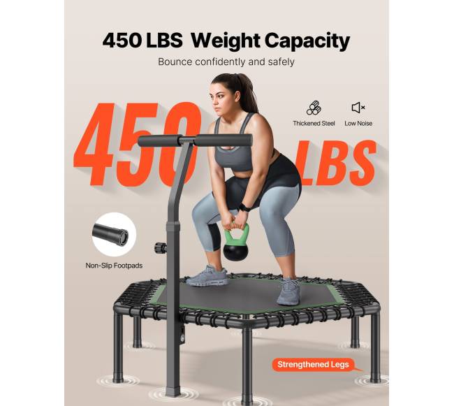 Mini tramplynas 1385 mm su rankena1