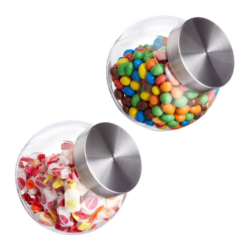 2 laikymo stiklainių rinkinys 1,5 l0