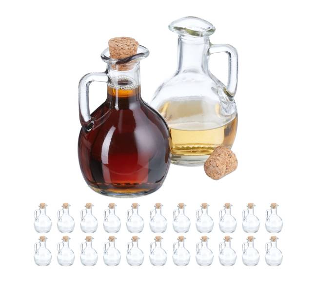 24 stiklinių buteliukų rinkinys 150 ml0