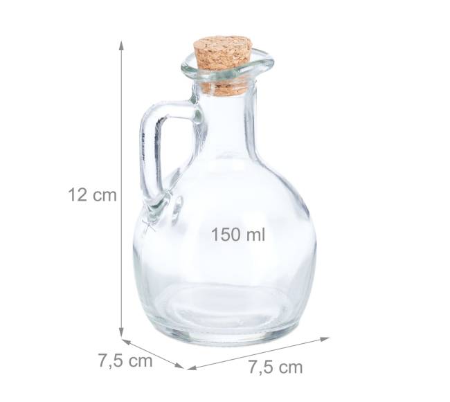 24 stiklinių buteliukų rinkinys 150 ml3