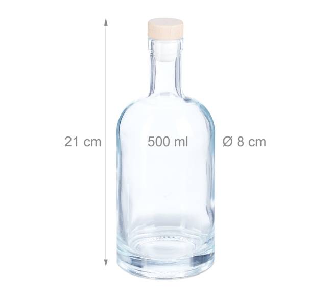 12 stiklinių butelių rinkinys 500 ml3