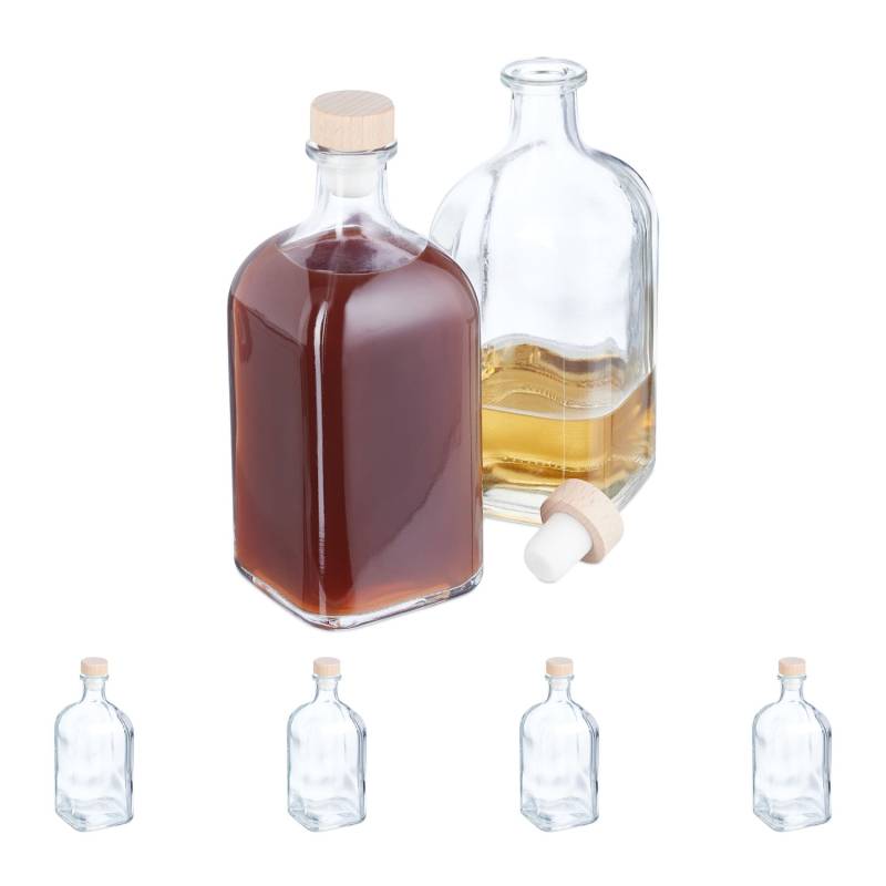 6 stiklinių butelių rinkinys 500 ml0
