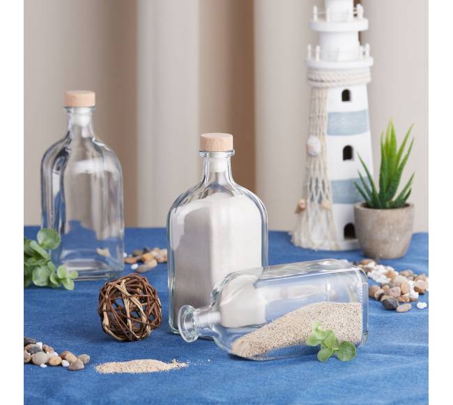 6 stiklinių butelių rinkinys 500 ml2