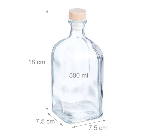 6 stiklinių butelių rinkinys 500 ml3