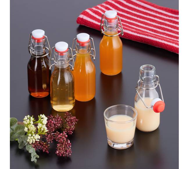 24 buteliukų su užsegamu kamščiu rinkinys 100 ml1