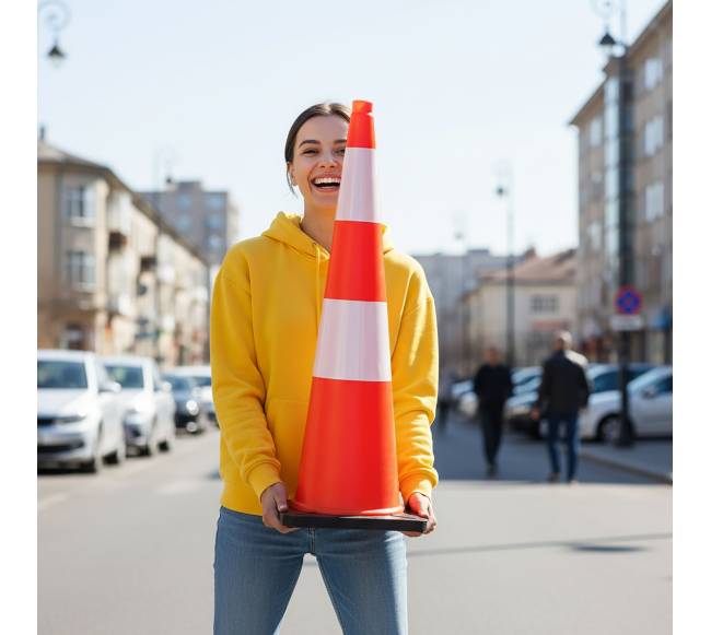 90 cm sunkiasvoris kelio kūgis7
