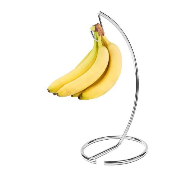 Sidabrinis metalinis bananų laikiklis0
