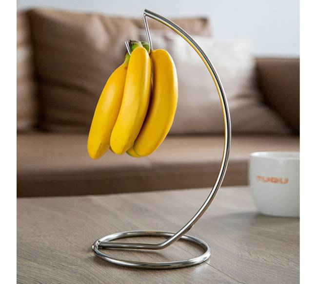 Sidabrinis metalinis bananų laikiklis1
