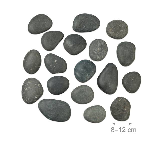 Tamsiai pilki XL tapybos akmenys, 3 kg3