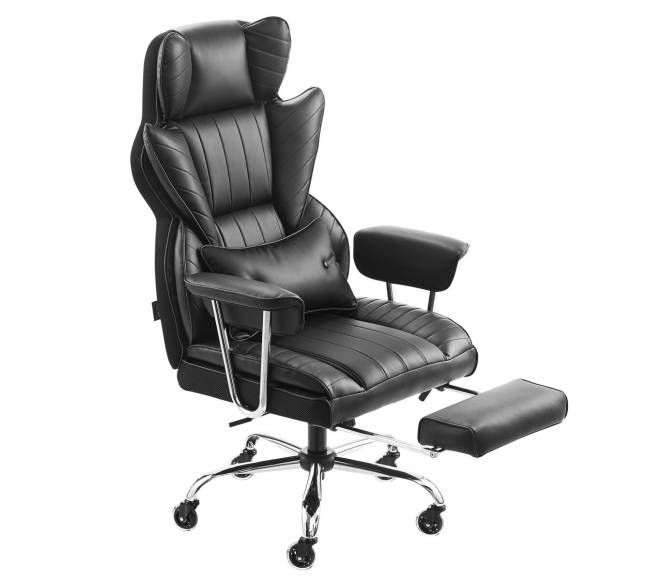 Direktoriaus kėdė su kojų atrama ir nuimamais porankiais9