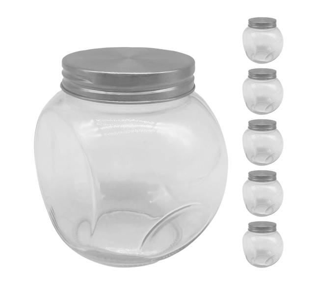 6x saldumynų indeliai, 480 ml0