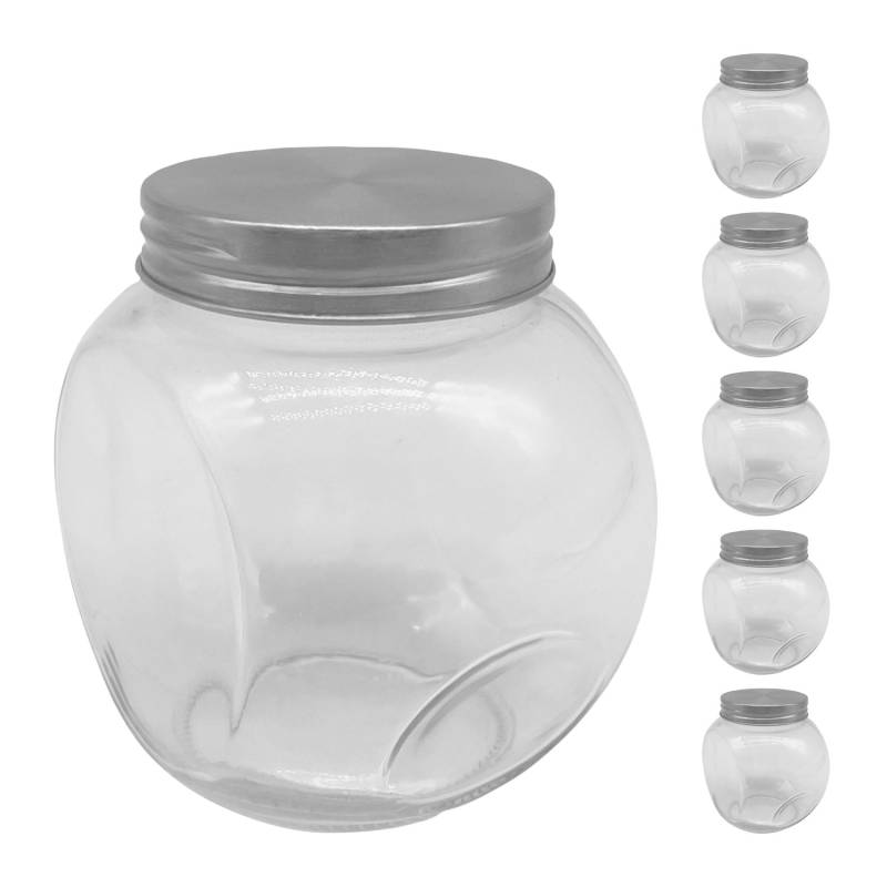 6x saldumynų indeliai, 480 ml0
