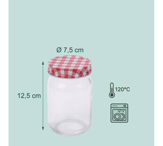 400 ml užsukamų uogienių stiklainių rinkinys3