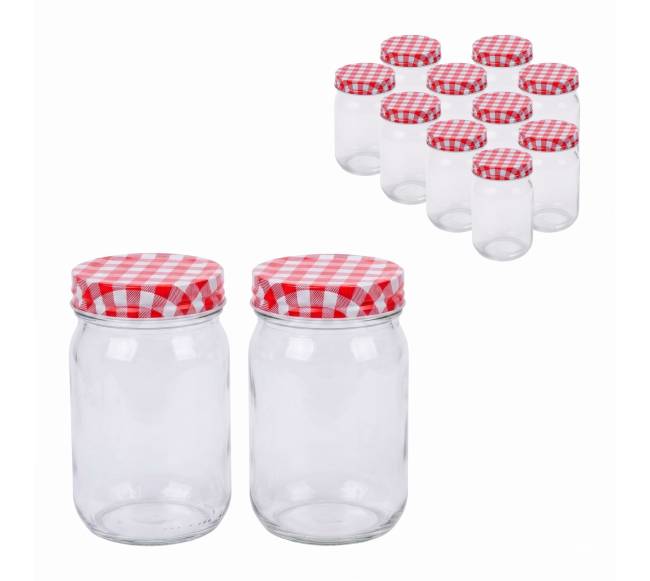 400 ml užsukamų uogienių stiklainių rinkinys8