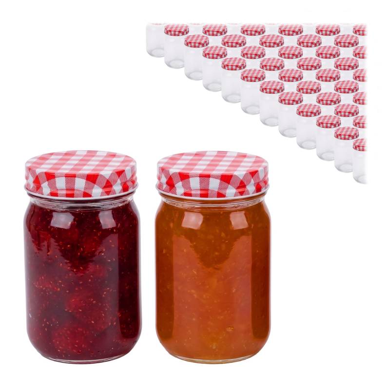 400 ml užsukamų uogienių stiklainių rinkinys0