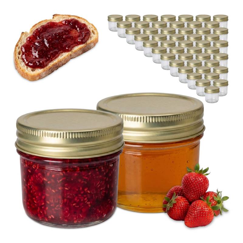 120 ml užsukamų uogienių stiklainiukų rinkinys0