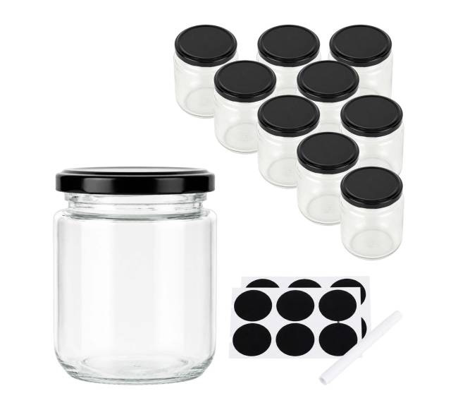 10 uogienės stiklainių rinkinys, 200 ml7