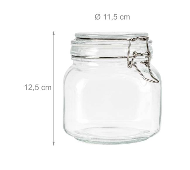 6 uogienių stiklainių rinkinys, 750 ml3