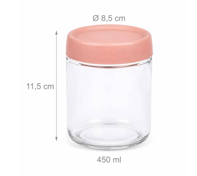4 uogienių stiklainių rinkinys, 450 ml3