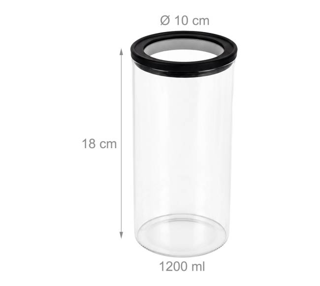 3x laikymo stiklainiai, 1200 ml3